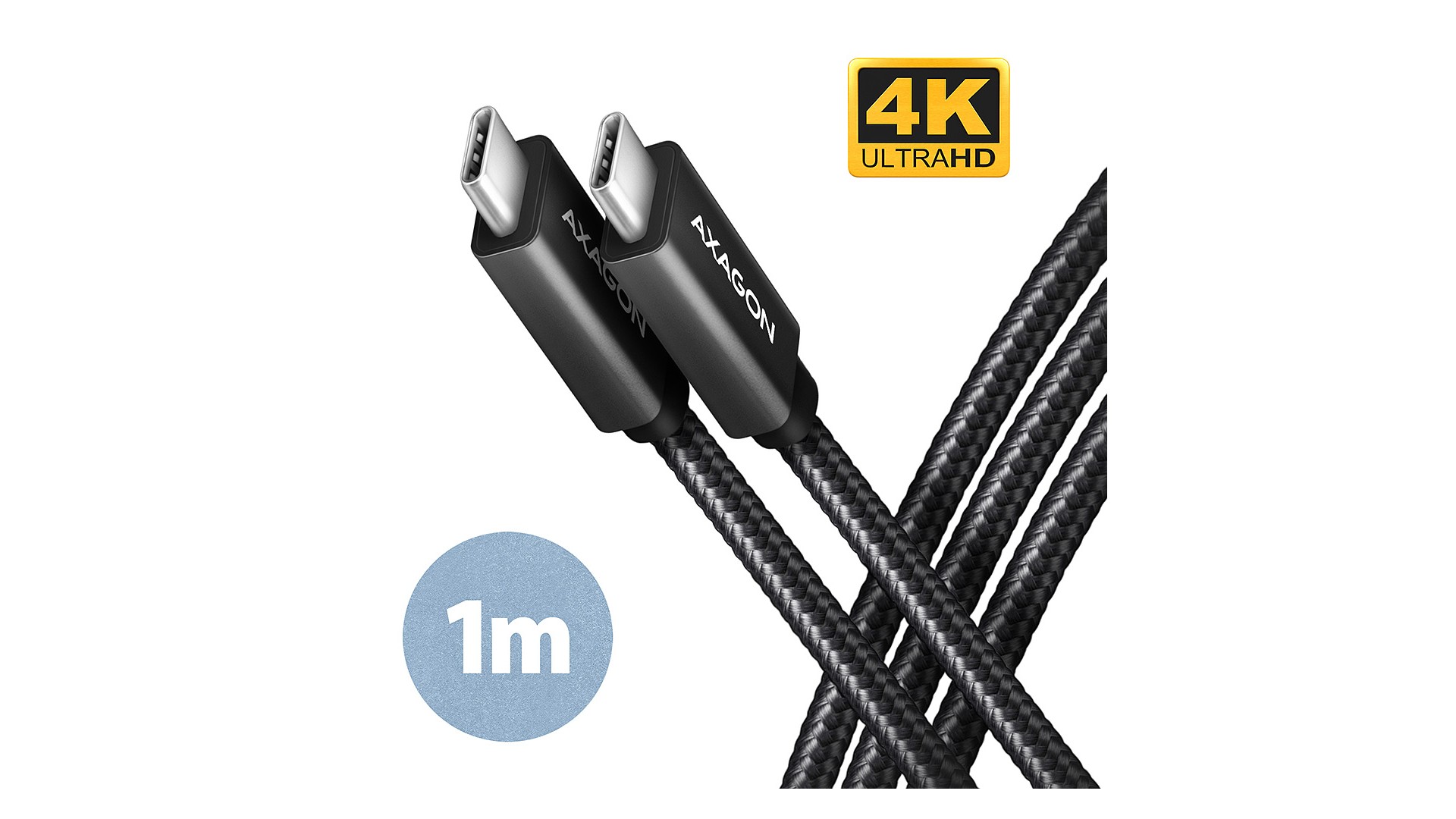 AXAGON Data and charging USB 2.0 cable | BUCM32-CM10AB | USB Type-C to USB Type-C AXAGON Data and charging USB 2.0 cable | BUCM32-CM10AB | USB Type-C to USB Type-C