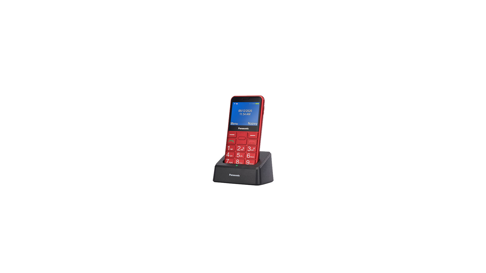 Panasonic | KX-TU155EXBN | Red | 2.4 " | TFT-LCD | microSD/microSDHC MB | Bluetooth | USB version micro USB | Built-in camera Panasonic | KX-TU155EXBN | Red | 2.4 " | TFT-LCD | microSD/microSDHC MB | Bluetooth | USB version micro USB | Built-in camera