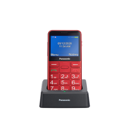 Panasonic | KX-TU155EXBN | Red | 2.4 " | TFT-LCD | microSD/microSDHC MB | Bluetooth | USB version micro USB | Built-in camera