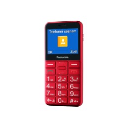 Panasonic | KX-TU155EXBN | Red | 2.4 " | TFT-LCD | microSD/microSDHC MB | Bluetooth | USB version micro USB | Built-in camera