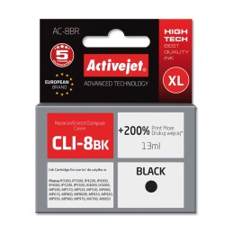 Raš.ACJ ACC-8Bk Juoda (Canon CLI-8Bk)