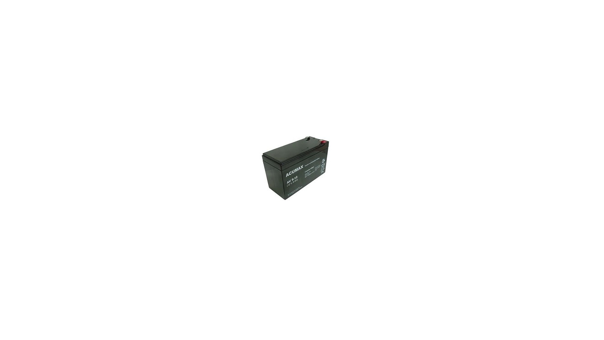 BATTERY 12V 9AH VRLA/AV9-12 T2 ACUMAX EMU BATTERY 12V 9AH VRLA/AV9-12 T2 ACUMAX EMU