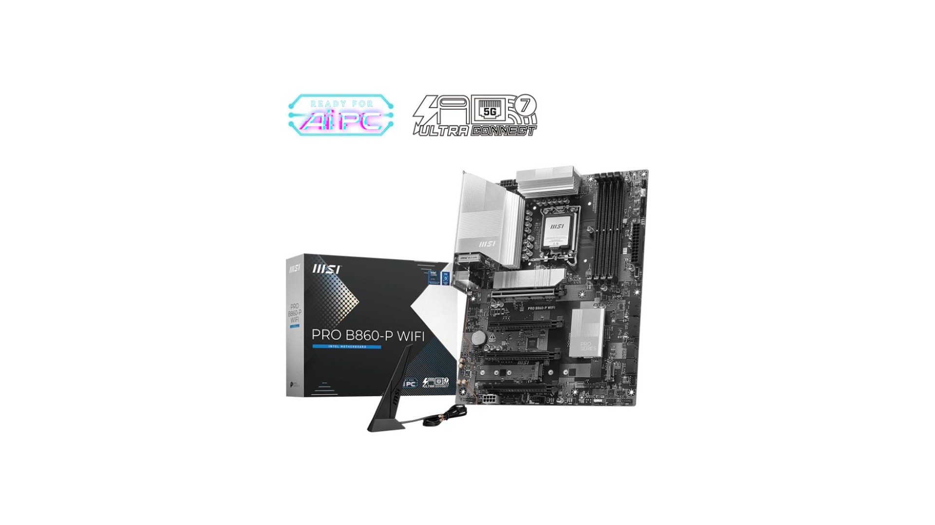 Mainboard|MSI|Intel B860 Express|LGA1851|ATX|Memory DDR5|Memory slots 4|2xPCI-Express 4.0 1x|1xPCI-Express 4.0 4x Mainboard|MSI|Intel B860 Express|LGA1851|ATX|Memory DDR5|Memory slots 4|2xPCI-Express 4.0 1x|1xPCI-Express 4.0 4x
