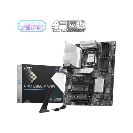 Mainboard|MSI|Intel B860 Express|LGA1851|ATX|Memory DDR5|Memory slots 4|2xPCI-Express 4.0 1x|1xPCI-Express 4.0 4x