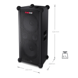 Sharp SumoBox CP-LS100 High Performance Portable Speaker | Sharp | Portable Speaker | SUMOBOX CP-LS100 High Performance