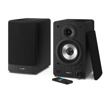 Sharp CP-SS30 Bookshelf Speakers, Black | Sharp | Speakers | CP-SS30(BK) Bookshelf | 60 W | Bluetooth | Black
