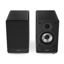 Sharp CP-SS30 Bookshelf Speakers, Black | Sharp | Speakers | CP-SS30(BK) Bookshelf | 60 W | Bluetooth | Black