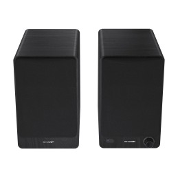 Sharp CP-SS30 Bookshelf Speakers, Black | Sharp | Speakers | CP-SS30(BK) Bookshelf | 60 W | Bluetooth | Black