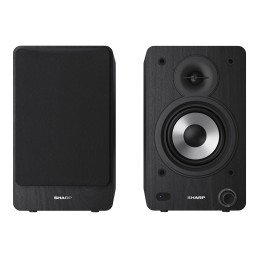 Sharp CP-SS30 Bookshelf Speakers, Black | Sharp | Speakers | CP-SS30(BK) Bookshelf | 60 W | Bluetooth | Black