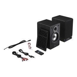 Sharp CP-SS30 Bookshelf Speakers, Black | Sharp | Speakers | CP-SS30(BK) Bookshelf | 60 W | Bluetooth | Black