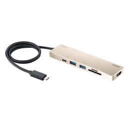 Aten UH3239 USB-C Multiport Mini Dock with Power Pass-Through | Aten | USB-C Multiport Mini Dock with Power Pass-Through