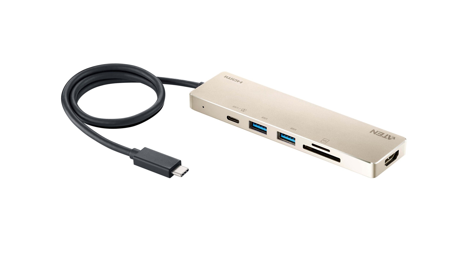 Aten UH3239 USB-C Multiport Mini Dock with Power Pass-Through | Aten | USB-C Multiport Mini Dock with Power Pass-Through Aten UH3239 USB-C Multiport Mini Dock with Power Pass-Through | Aten | USB-C Multiport Mini Dock with Power Pass-Through