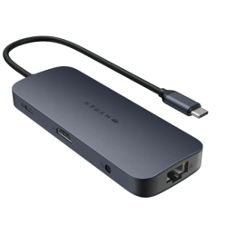 Hyper | HyperDrive EcoSmart Gen.2 Universal USB-C 10-in-1 Hub with 140 W PD3.1 Power Pass-thru | Ethernet LAN (RJ-45) ports 1