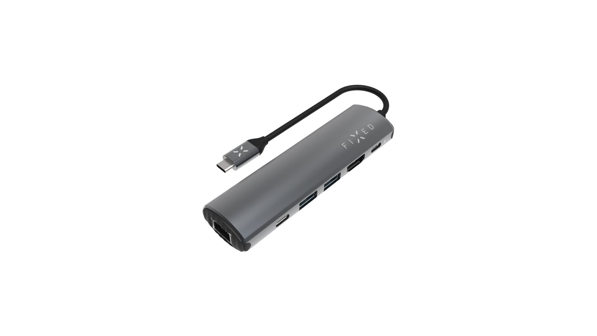 Fixed | 6-port USB-C HUB Pro for laptops and tablets Fixed | 6-port USB-C HUB Pro for laptops and tablets