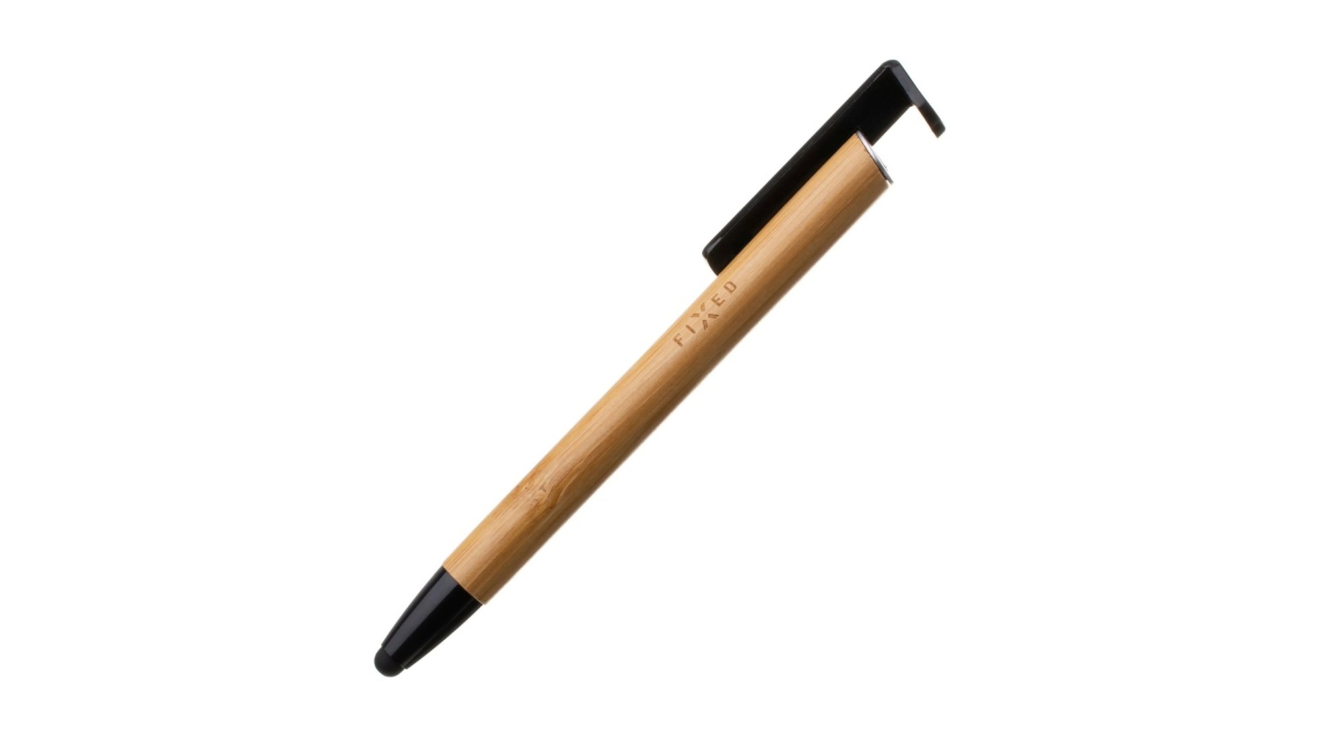 Fixed | Pen With Stylus and Stand | 3 in 1 | Pencil | Stylus for capacitive displays, Stand for phones and tablets | Bamboo Fixed | Pen With Stylus and Stand | 3 in 1 | Pencil | Stylus for capacitive displays, Stand for phones and tablets | Bamboo