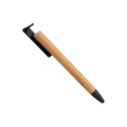 Fixed | Pen With Stylus and Stand | 3 in 1 | Pencil | Stylus for capacitive displays, Stand for phones and tablets | Bamboo