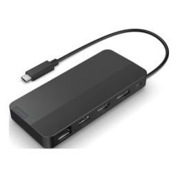 Lenovo | USB-C Dual Display Travel Dock with Adapter | 40B90100EU | Ethernet LAN (RJ-45) ports 1 | DisplayPorts quantity 1