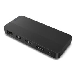 Lenovo | USB-C Dual Display Travel Dock with Adapter | 40B90100EU | Ethernet LAN (RJ-45) ports 1 | DisplayPorts quantity 1