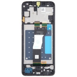Ekranas tinkantis Samsung A057 A05S 2023 su lietimui jautriu stikliuku Black ir rėmeliu (service pack)