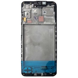 Ekranas tinkantis Samsung A166 A16 5G su lietimui jautriu stikliuku ir rėmeliu Black (service pack)