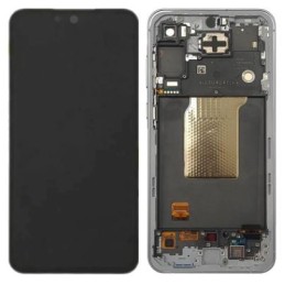 Ekranas tinkantis Samsung A356 A35 5G su lietimui jautriu stikliuku ir rėmeliu Lemon (service pack)