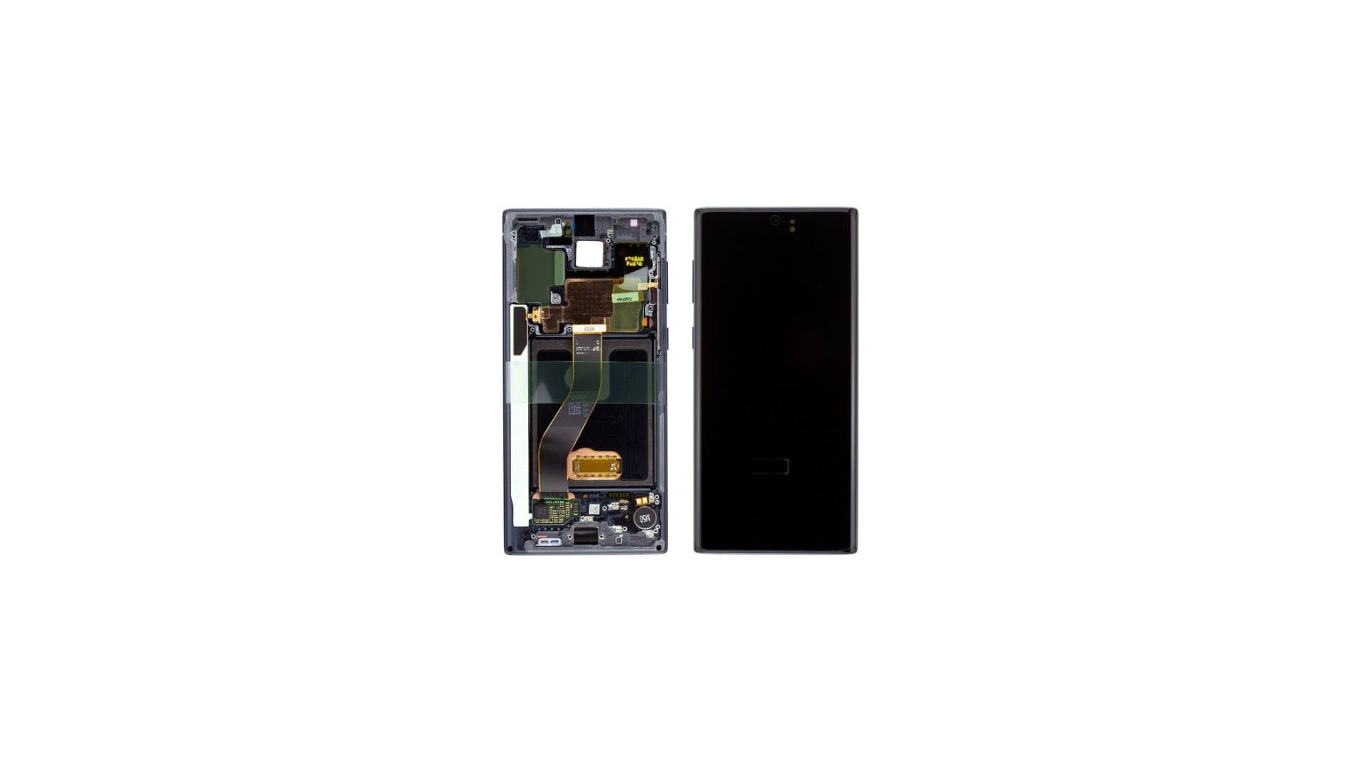 LCD screen Samsung N970F Note 10 with touch screen with frame black original (service pack) LCD screen Samsung N970F Note 10 with touch screen with frame black original (service pack)