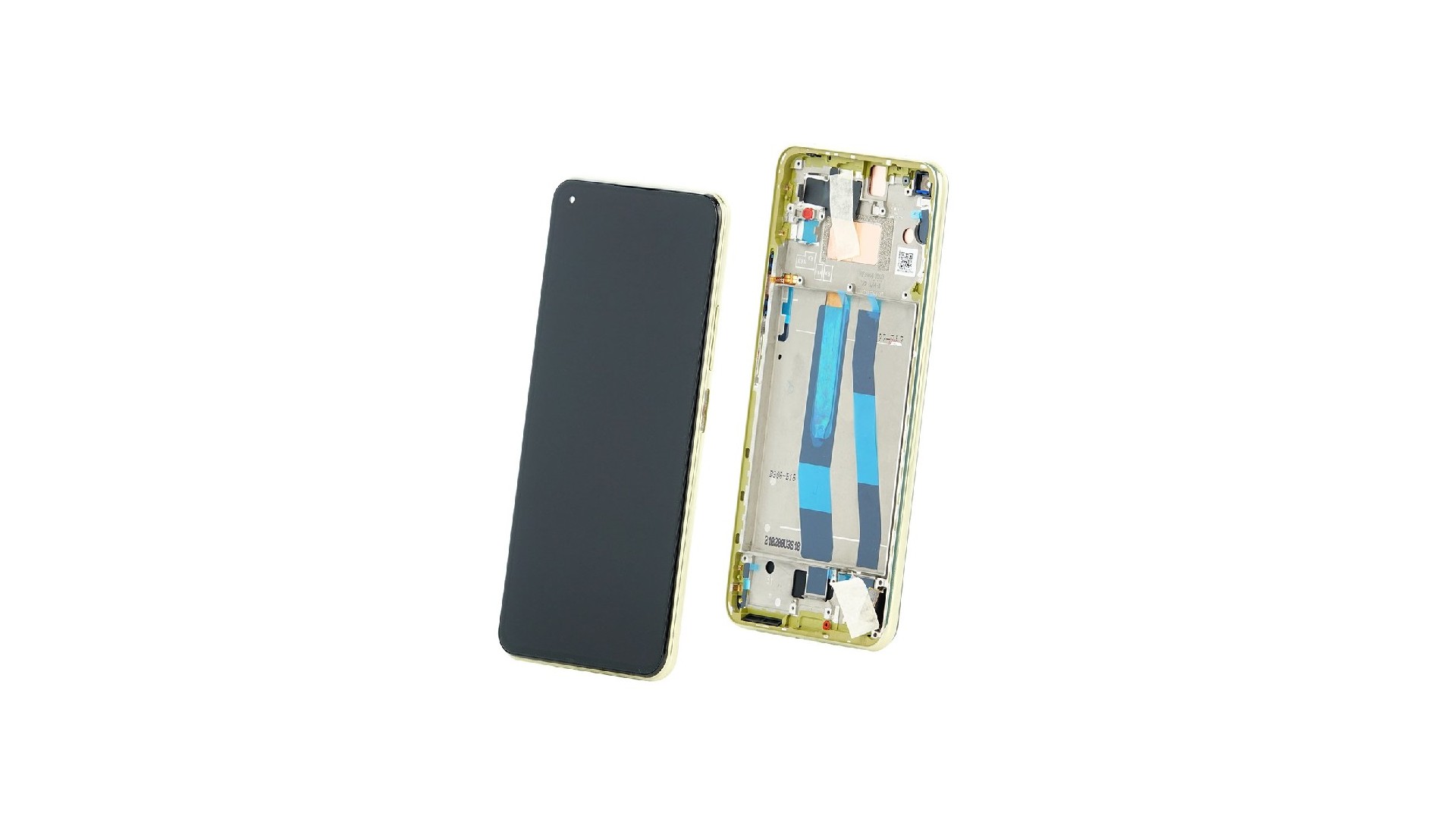 LCD screen Xiaomi Mi 11 Lite 5G with touch screen with frame Yellow original (service pack) LCD screen Xiaomi Mi 11 Lite 5G with touch screen with frame Yellow original (service pack)