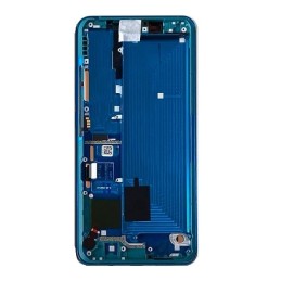 LCD screen Xiaomi Mi Note 10/Mi Note 10 Pro/Mi Note 10 Lite with touch screen with frame Green original (service  pack)