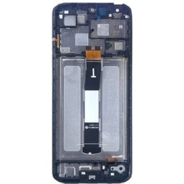 LCD screen Xiaomi Redmi 12C with touch screen with frame Graphite Grey original (service pack)