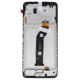 LCD screen Xiaomi Redmi 13C 4G/5G/Poco C65 with touch screen and frame Black original (service pack)
