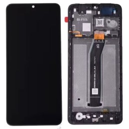 Ekranas tinkantis Xiaomi Redmi A3 su lietimui jautriu stikliuku ir rėmeliu Black (service pack)