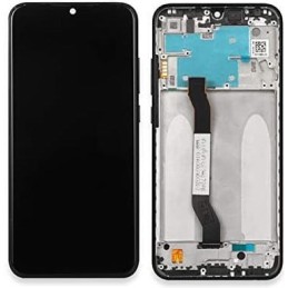 Ekranas tinkantis Xiaomi Redmi Note 8T su lietimui jautriu stikliuku ir rėmeliu Grey (service pack)