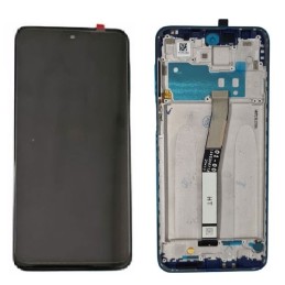 Ekranas tinkantis Xiaomi Redmi Note 9 Pro/Note 9S su lietimui jautriu stikliuku ir rėmeliu Grey (service pack)