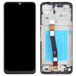 Ekranas tinkantis Samsung A136 A13 5G su lietimui jautriu stikliuku ir rėmeliu Black (service pack)