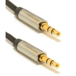 PREKĘ TURIME VIETOJE. Kabelis 3.5mm-3.5mm kištukai 1m Au
