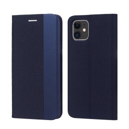 Dėklas Smart Senso Samsung A515 A51 tamsiai mėlynas