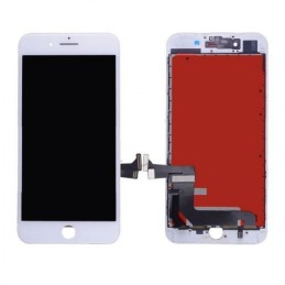 Ekranas tinkantis iPhone 7 Plus su lietimui jautriu stikliuku White Premium