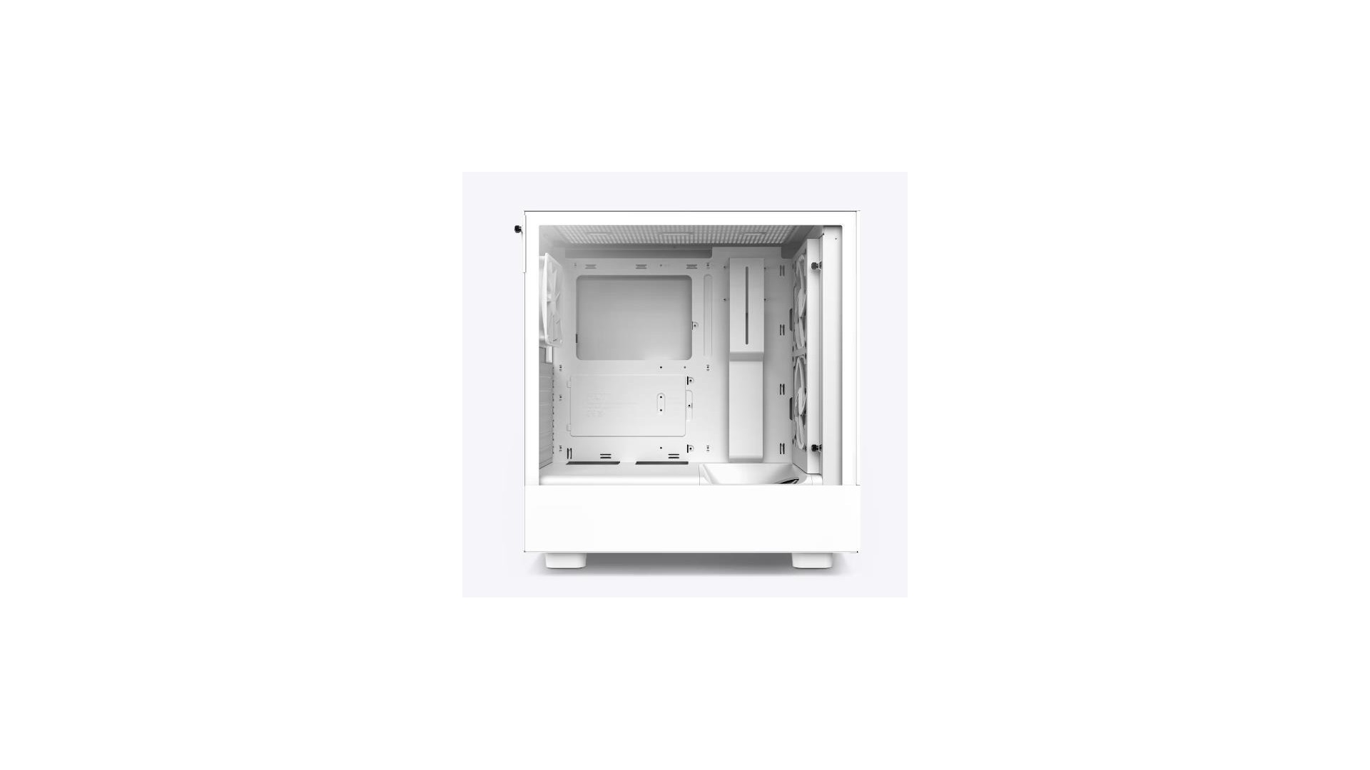 Case|NZXT|H5 Flow|MidiTower|Case product features Transparent panel|Not included|ATX|EATX|MicroATX|MiniITX|Colour Whit Case|NZXT|H5 Flow|MidiTower|Case product features Transparent panel|Not included|ATX|EATX|MicroATX|MiniITX|Colour Whit