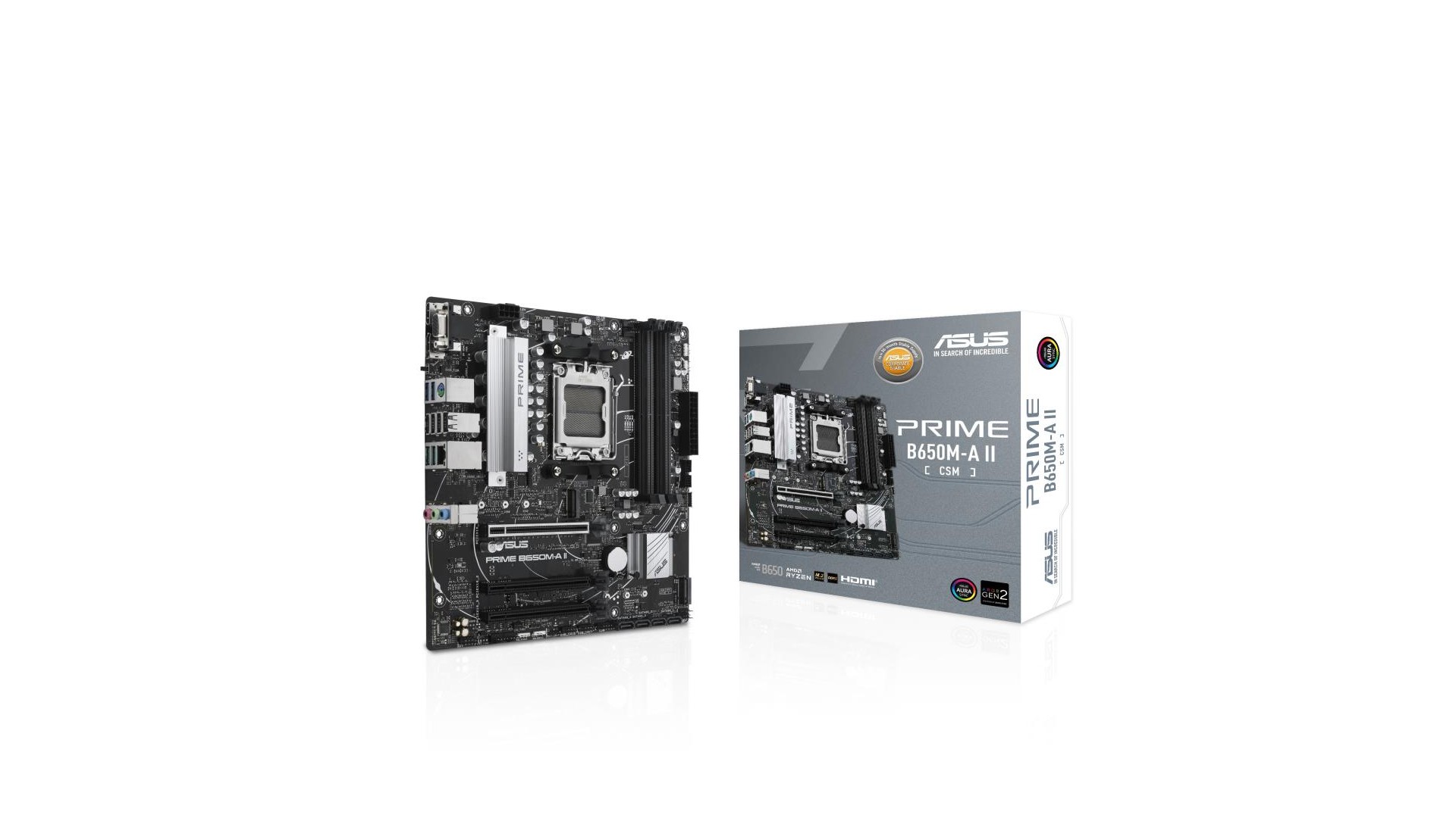 Mainboard|ASUS|AMD B650|SAM5|Micro-ATX|Memory DDR5|Memory slots 4|2xPCI-Express 4.0 16x|2xM.2|1xVGA|1xHDMI|1xDisplayPor Mainboard|ASUS|AMD B650|SAM5|Micro-ATX|Memory DDR5|Memory slots 4|2xPCI-Express 4.0 16x|2xM.2|1xVGA|1xHDMI|1xDisplayPor