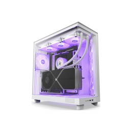 NZXT PC case H6 Flow RGB white