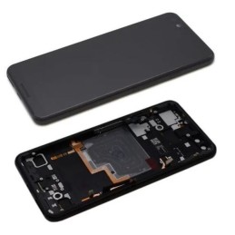 Ekranas tinkantis Google Pixel 3 su lietimui jautriu stikliuku ir rėmeliu Black (used Grade C)
