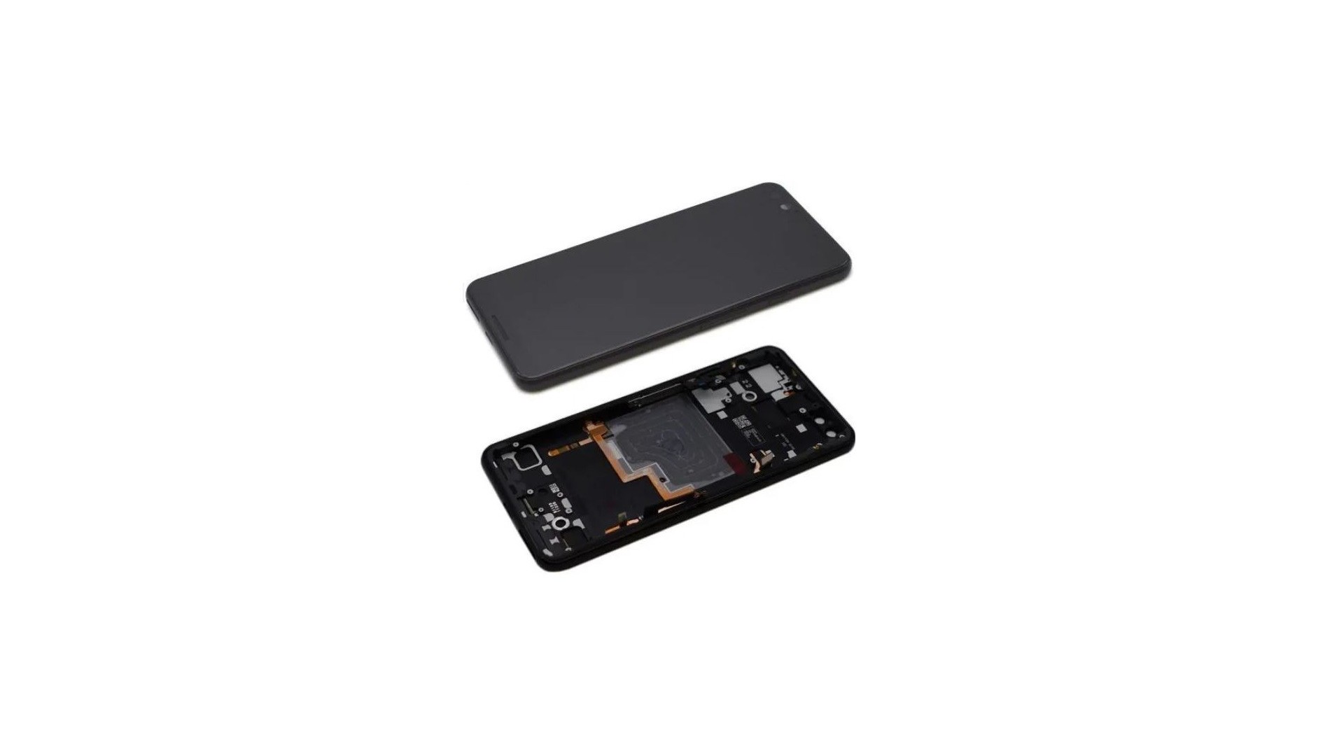 Ekranas tinkantis Google Pixel 3 su lietimui jautriu stikliuku ir rėmeliu Black (used Grade C) Ekranas tinkantis Google Pixel 3 su lietimui jautriu stikliuku ir rėmeliu Black (used Grade C)