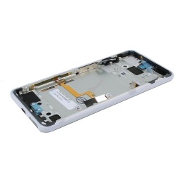 Ekranas tinkantis Google Pixel 3 su lietimui jautriu stikliuku ir rėmeliu White (used Grade A)