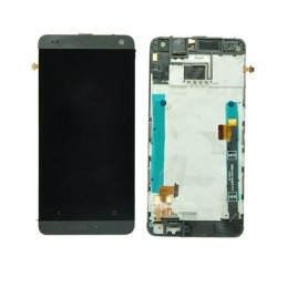 Ekranas tinkantis HTC One Mini (M4) su lietimui jautriu stikliuku ir rėmeliu sidabrinis (used Grade B)