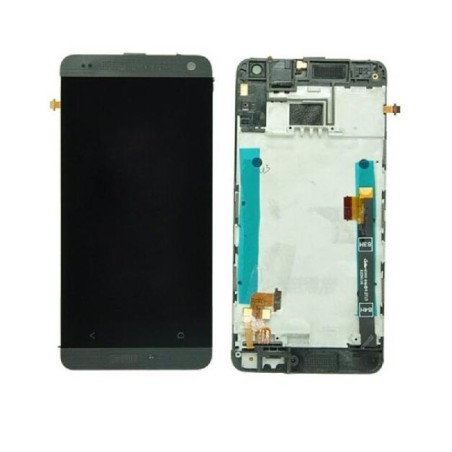 Ekranas tinkantis HTC One Mini (M4) su lietimui jautriu stikliuku ir rėmeliu sidabrinis (used Grade B)