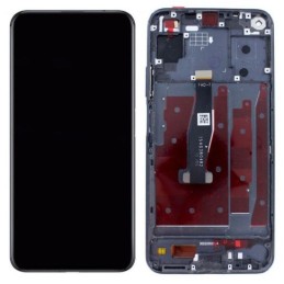 Ekranas tinkantis Huawei Honor 20/Nova 5T su lietimui jautriu stikliuku ir rėmeliu Black