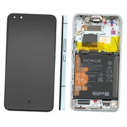 Ekranas tinkantis Huawei Honor Magic5 Pro 5G su lietimui jautriu stikliuku ir rėmeliu Meadow Green (used Grade A)