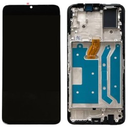 Ekranas tinkantis Huawei Honor X7 su lietimui jautriu stikliuku ir rėmeliu Black