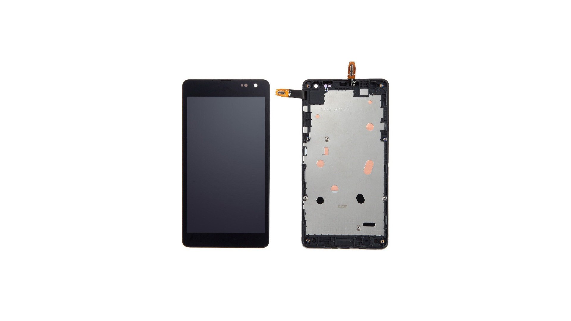 LCD screen Microsoft (Nokia) Lumia 535 with touch screen and frame black original 2S (used grade A) LCD screen Microsoft (Nokia) Lumia 535 with touch screen and frame black original 2S (used grade A)