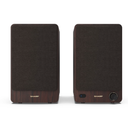 Sharp CP-SS30 Bookshelf Speakers, Brown | Sharp | Speakers | CP-SS30(BR) Bookshelf | 60 W | Bluetooth | Brown